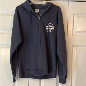 Unisex Southern Maryland Blue Crabs Baseball Club zip up hooded sweatshirt